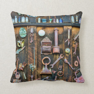 Coussin Colorado, Crested Butte. Collection d'antiquités