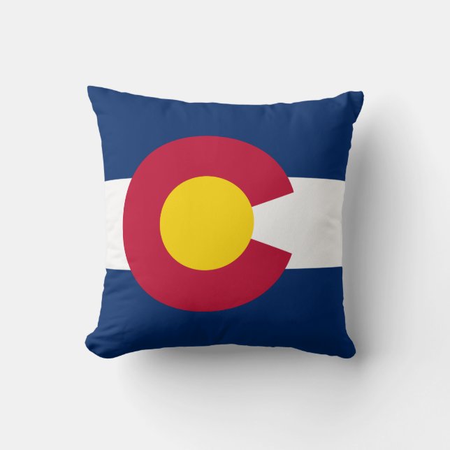 Coussin Colorado : Le drapeau américain du centenaire (Recto)