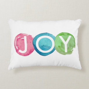 Coussin coloré d'accent de vacances de Noël