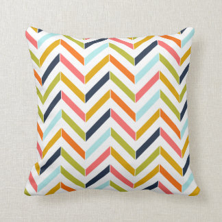 Coussin coloré de Chevron