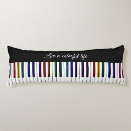 Coussin coloré de corps de clavier de piano de