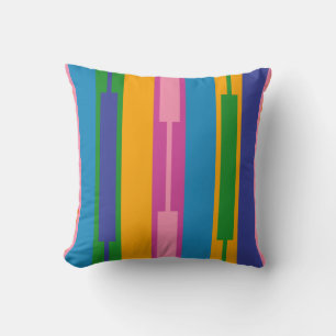 Coussin Coloré Gras Chaîne Géométrique Blocs Géométriques