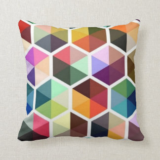 Coussin coloré moderne géométrique