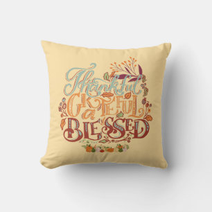 Coussin Coloré rustique Gâté Gratuit Béni