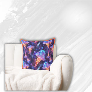 Coussin Coloré Sous La Mer  
