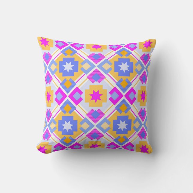 Coussin Colourful throw pillow design  (Recto)