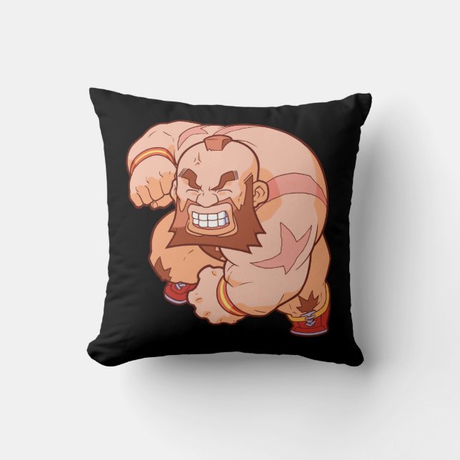 Coussin Combattant Zangief 2 de poche (Recto)