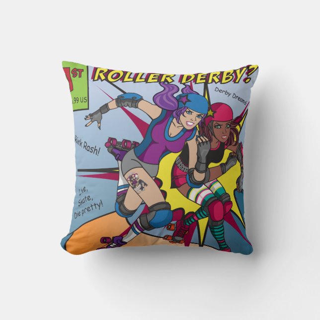 Coussin comique de Derby de rouleau (Recto)