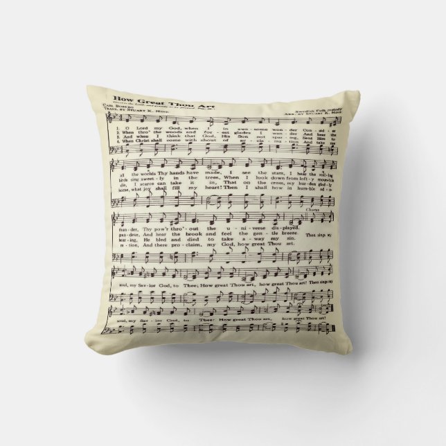Coussin Comme tu es grand   (Recto)