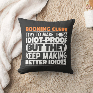Coussin Commis De Réservation J'Essaie De Rendre Les Chose