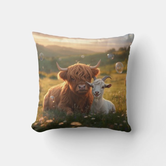 Coussin Compagnons de campagne (Recto)