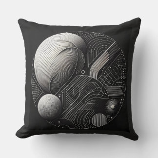 Coussin Composition à double sphère