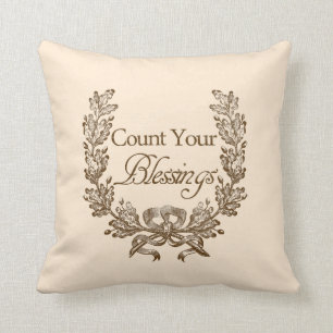Coussin Comptez vos bénédictions