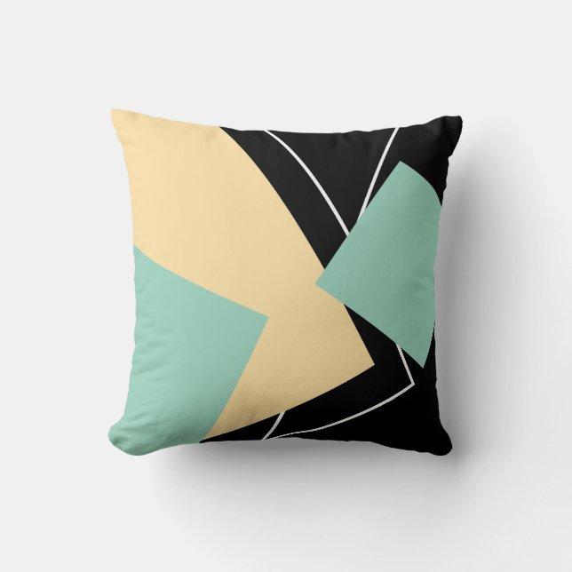 Coussin Concepteur Abstrait géométrique (Recto)