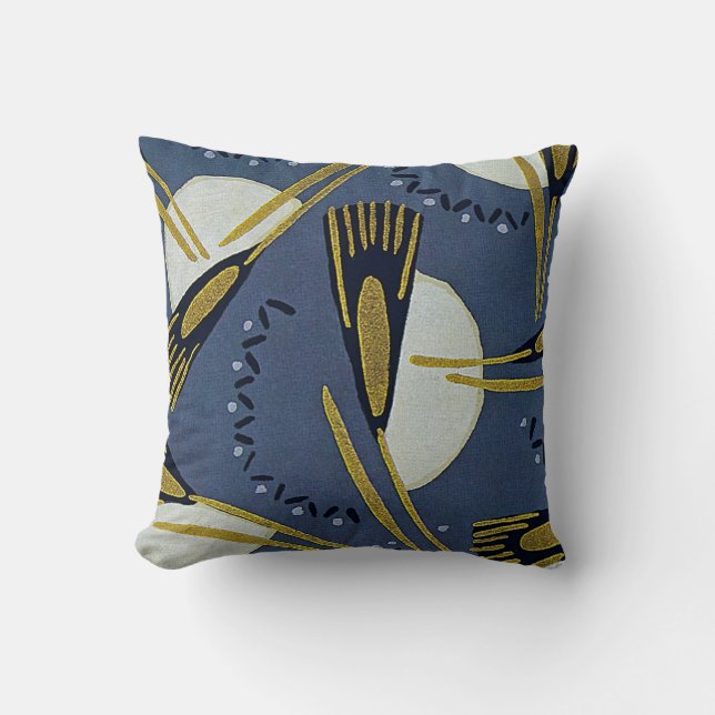 Coussin Conception #7 d'art déco chez Sunshinedazzle (Recto)