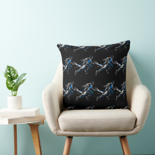 Coussin Conception artistique de mouvement athlétique de c