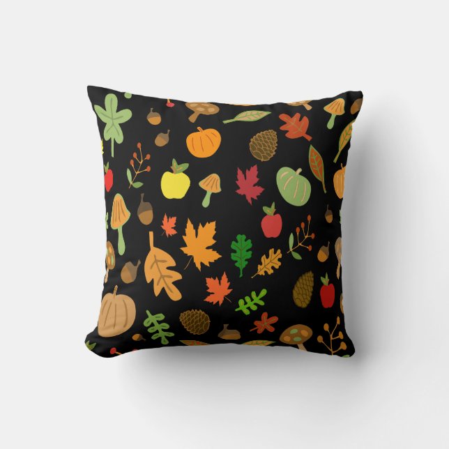 Coussin Conception automne (Recto)
