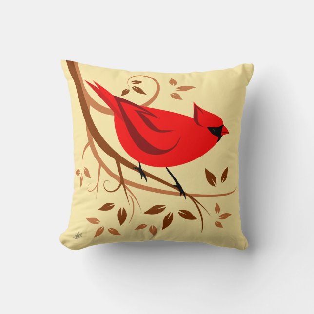 Coussin Conception cardinale masculine du nord (Recto)