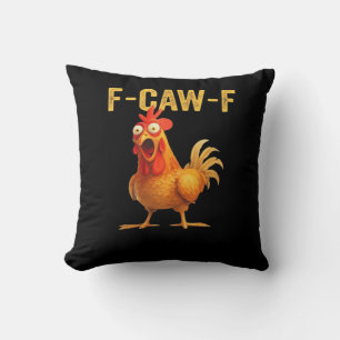 Coussin Conception créative et décontractée Funny F Caw F