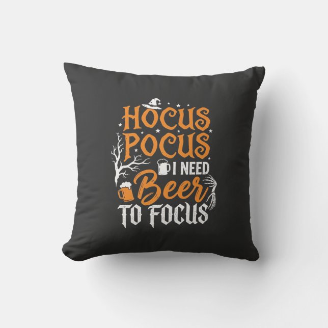 Coussin Conception de bière Hocus Pocus Halloween_1 (Recto)