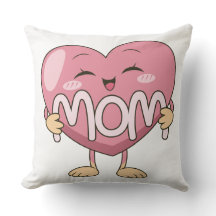 Conception de câlin de coeur de maman Kawaii