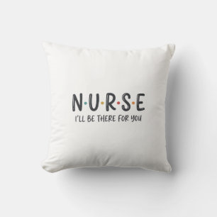 Coussin Conception de chemise de citation d'infirmière Gra