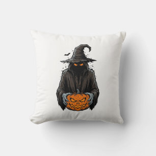 Coussin Conception de chemise de citrouille d'épouvantail