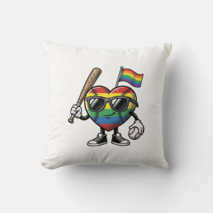 Coussin Conception de chemise de fierté de baseball de coe