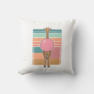 Coussin Conception de chemise de gravure de chewing-gum de