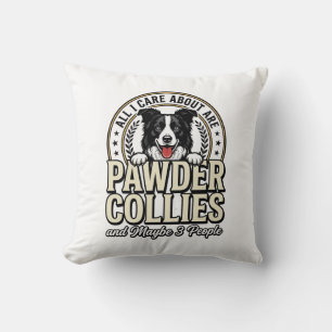 Coussin Conception de chemise drôle pour amateur de chien
