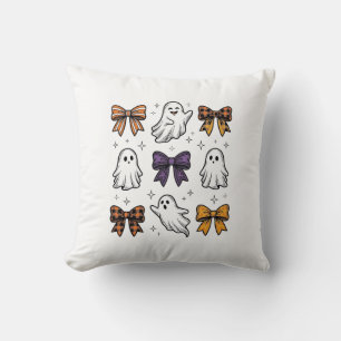 Coussin Conception de chemise fantômes et noeuds Halloween