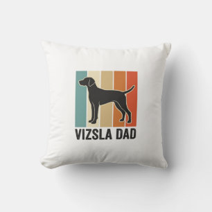 Coussin Conception de chemise pour papa Vizsla amateur de 