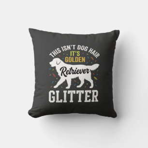 Coussin Conception de cheveux de chien Retriever doré pail