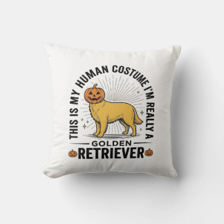 Coussin Conception de costume de citrouille d'Halloween de