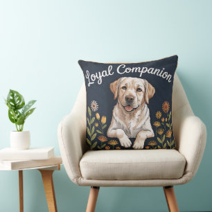 Coussin Conception de courtepointe Labrador Retriever doré