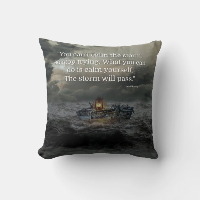 Coussin Conception de devis de tempête Pilote (Recto)