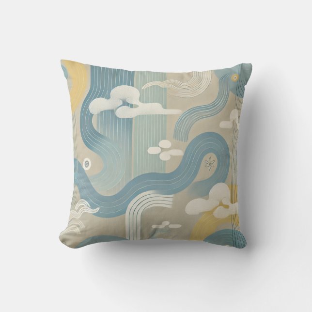 Coussin Conception de Duvet Extrême-Orient (Recto)