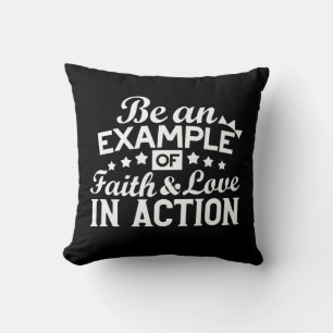 Coussin Conception de la motivation chrétienne - Foi, Amou