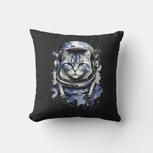 Coussin Conception de l'astronaute bleu