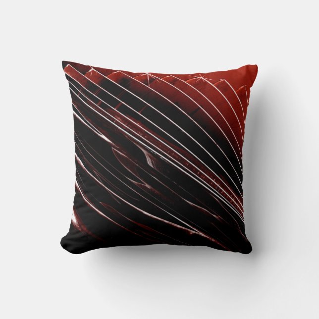 Coussin Conception de ligne diagonale (Recto)