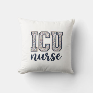 Coussin Conception de maillot universitaire floral d'infir