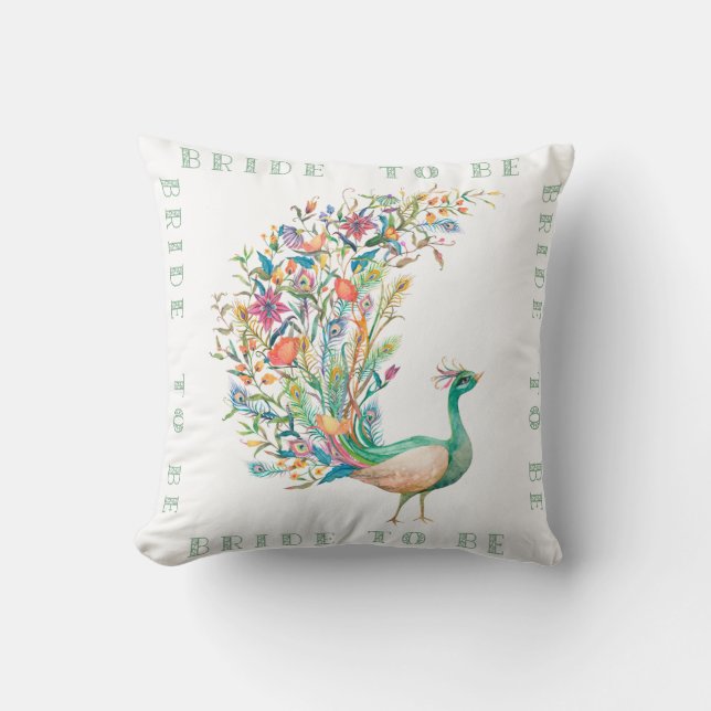 Coussin Conception de mariage vintage (Recto)