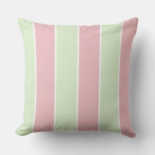 Coussin Conception de motif à rayures verticales de couleu