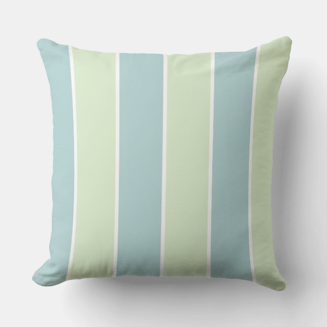 Coussin Conception de motif à rayures verticales de couleu (Recto)