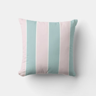 Coussin Conception de motif à rayures verticales de couleu