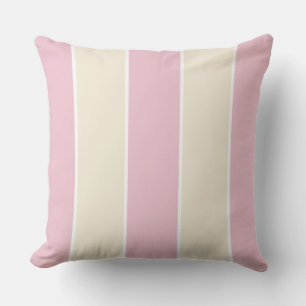 Coussin Conception de motif à rayures verticales de couleu
