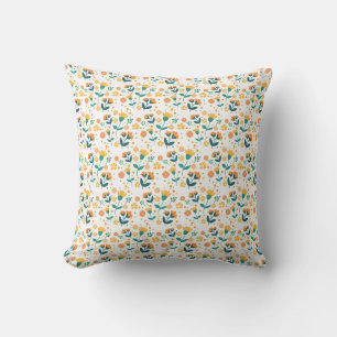 Coussin Conception de motif floral plat-23102