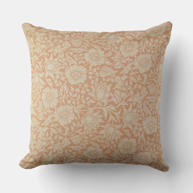 Coussin Conception de papier peint de "mauve" (Recto)