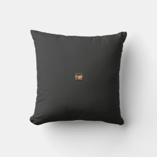 Coussin Conception de T-shirt drôle vintage de vieille dam