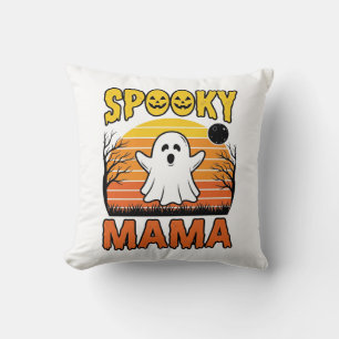 Coussin Conception de T-shirt Halloween Fantôme Vintage Sp
